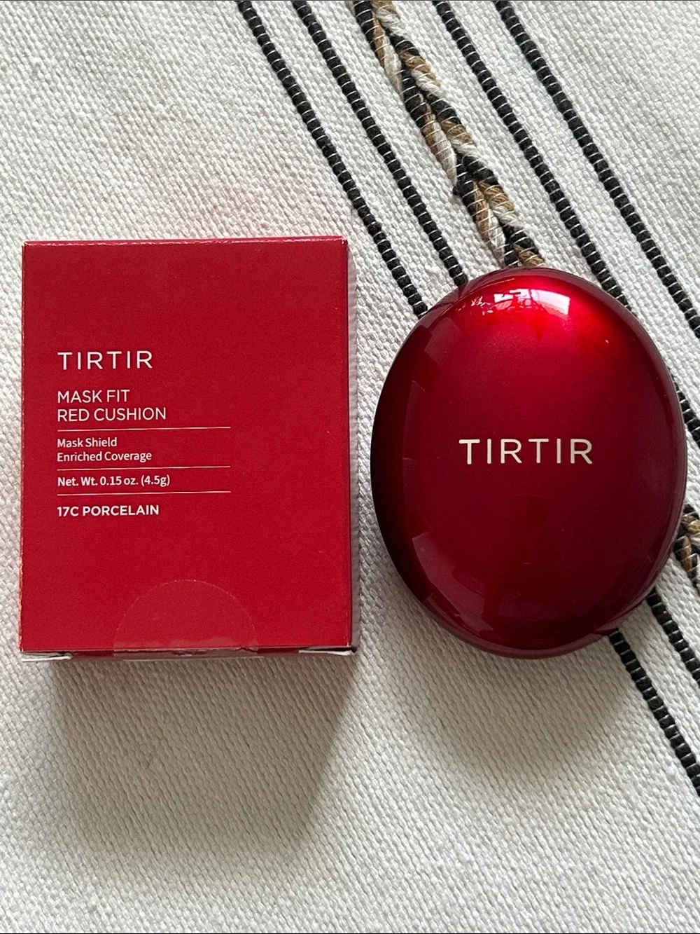 TIRTIR Mask Fit Red Cushion Mini Foundation 17C Porcelain NIB